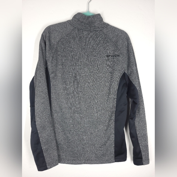 Spyder Active Sports Outbound Half Zip Mid-Weight Mock Neck Sweater Large - Picture 9 of 9